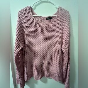 525 america crochet pink top - size M